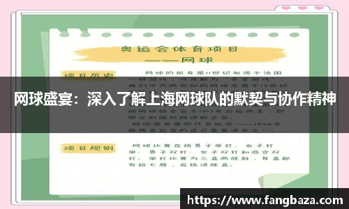 网球盛宴：深入了解上海网球队的默契与协作精神