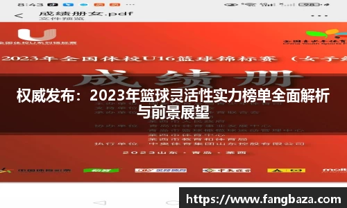 权威发布：2023年篮球灵活性实力榜单全面解析与前景展望