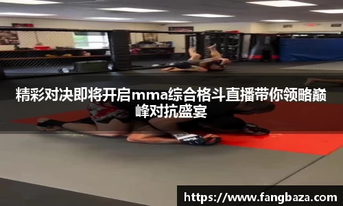 精彩对决即将开启mma综合格斗直播带你领略巅峰对抗盛宴