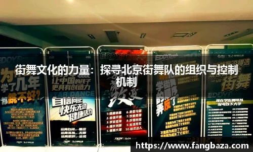 街舞文化的力量：探寻北京街舞队的组织与控制机制